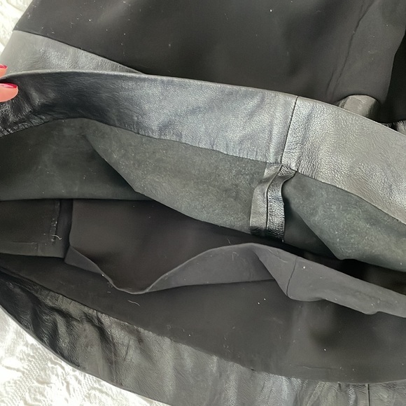 Vince Lamb Leather Skirt - Picture 6 of 7